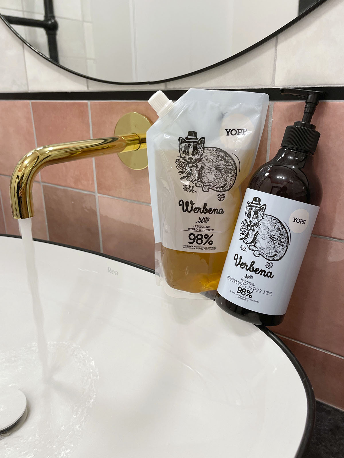 Refill naturalnego mydła do rąk Werbena