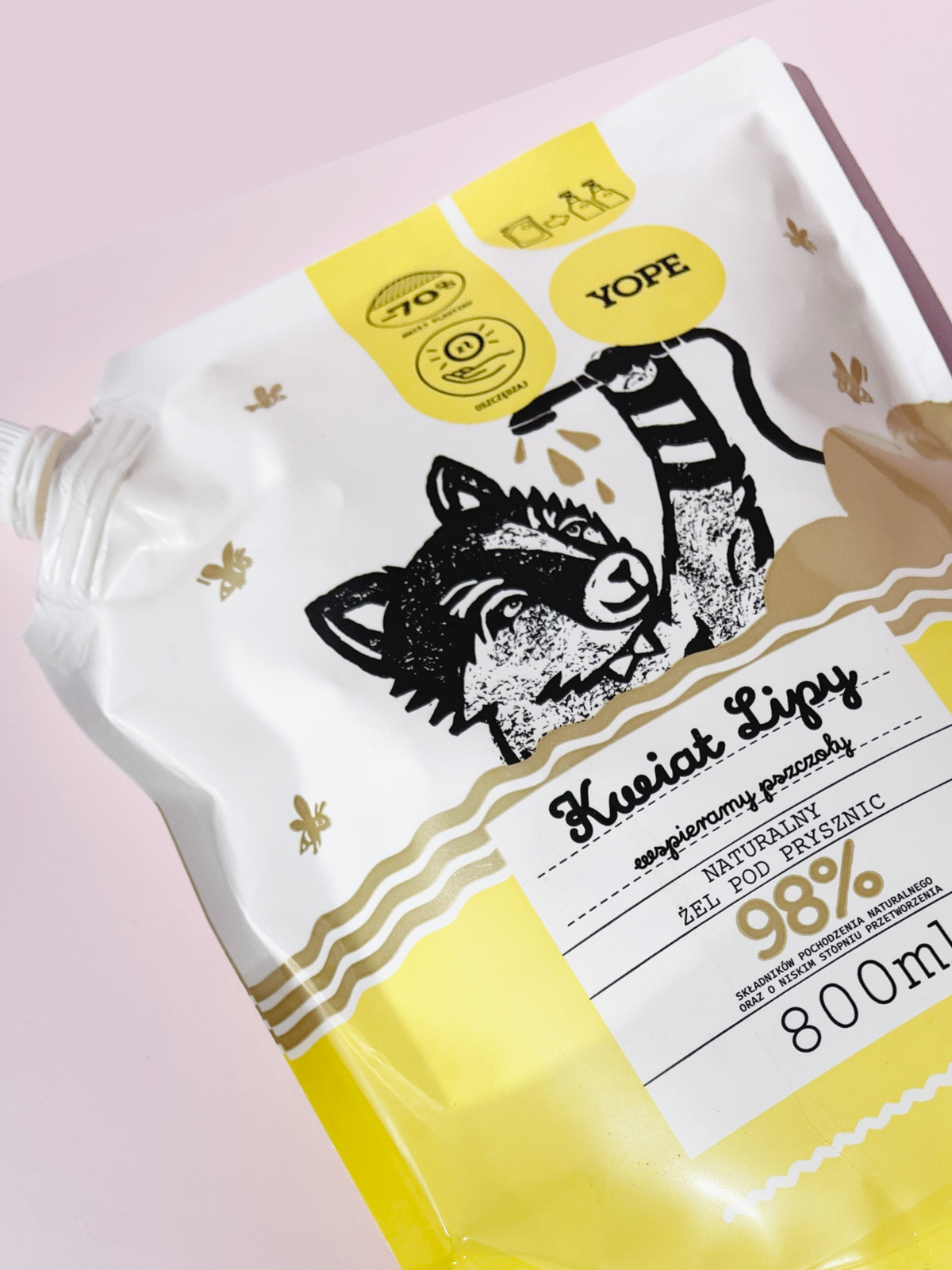 Refill naturalnego żelu pod prysznic Kwiat lipy