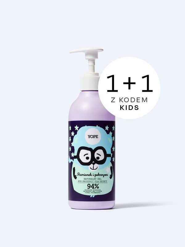 Naturalny żel pod prysznic dla dzieci Rumianek i pokrzywa