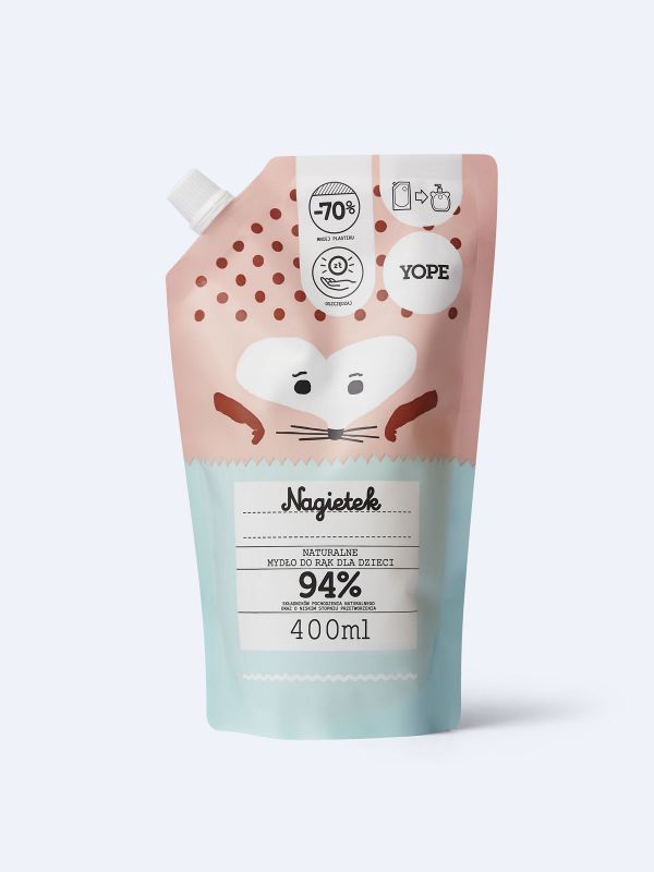 Refill naturalnego mydła do rąk dla dzieci Nagietek